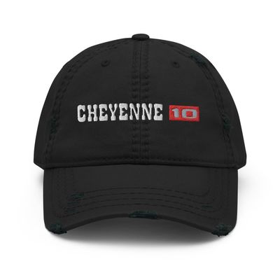 1971 1972 Cheyenne 10 Emblem Classic Car C10 Distressed Dad hat for Chevy Truck Owners Enthusiasts Black