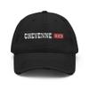 1971 1972 Cheyenne 10 Emblem Classic Car C10 Distressed Dad hat for Chevy Truck Owners Enthusiasts Black view 1