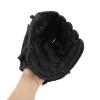 Baseball Softball Glove for Kids Youth Adults, Ergonomic Design, Simple and Stylish, for Baseball Training and Games (Black) view 1