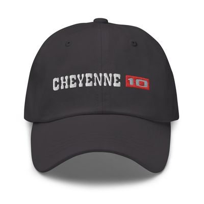 1971 1972 Cheyenne 10 Front Fender Emblem Classic Car C10 Dad hat for Chevy Truck Owners Enthusiasts Dark Grey