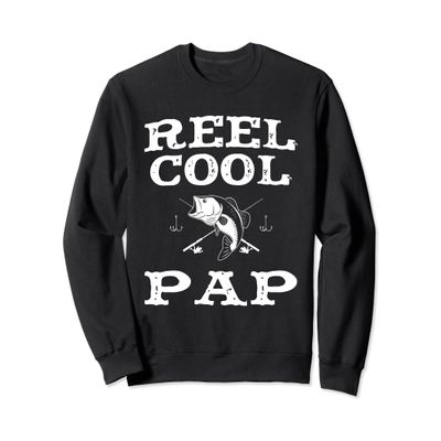 Reel Cool Pap Fishing Fisherman Funny Sweatshirt