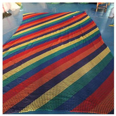 Kids' Treehouse Safety Net Robust Outdoor Climbing Cargo Net for Playgrounds Double Layered Cargo Net Double Layers Playground Net(Size:2X3m)