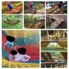 Kids' Treehouse Safety Net Robust Outdoor Climbing Cargo Net for Playgrounds Double Layered Cargo Net Double Layers Playground Net(Size:2X3m) view 4