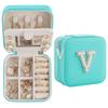 Nymtavia Birthday Gifts For Women, Initial Jewelry Box, Travel Jewelry Case, Gifts for Wife Girlfriend, Small Travel Jewelry Organizer, Gift for Girls, Graduation Gifts for Her, Bridesmaid Gifts view 1