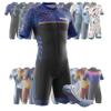VOXCAUTQ Men's Cycling Skinsuit,Triathlon Suit Men,Trisuit for Swimming, Running, Duathlon,Cycling (1,S) view 1