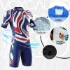 VOXCAUTQ Men's Cycling Skinsuit,Triathlon Suit Men,Trisuit for Swimming, Running, Duathlon,Cycling (7,S) view 2