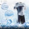 VOXCAUTQ Men's Cycling Skinsuit,Triathlon Suit Men,Trisuit for Swimming, Running, Duathlon,Cycling (12,L) view 3