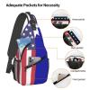 Ncpkcb Travel Hiking Daypack Fashion Chest Bag American Australian Flag Crossbody Backpack Sling Bag Chest Daypack For Men Women view 4