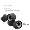 GXBHSP 70mm Skateboard Wheels and Bearings Set Longboard Wheels 80A with ABEC-9 Bearings Spacers Skateboard Parts Cruiser Wheels Black view 2