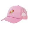 OCALL Moose Baseball Hat Unisex Adjustable Solid Color Mesh Baseball Hat Pink view 2