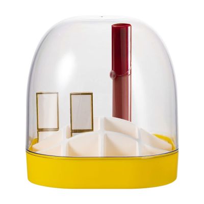 SLZHEE jewelry box Lipstick Storage Box Desktop Multi layer Lattice Lipstick Rack Finishing Display Rack Transparent Dressing Table Storage Box With Lid jewelry case(Color:C), 20010125