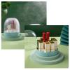 SLZHEE jewelry box Lipstick Storage Box Desktop Multi layer Lattice Lipstick Rack Finishing Display Rack Transparent Dressing Table Storage Box With Lid jewelry case(Color:C), 20010125 view 3