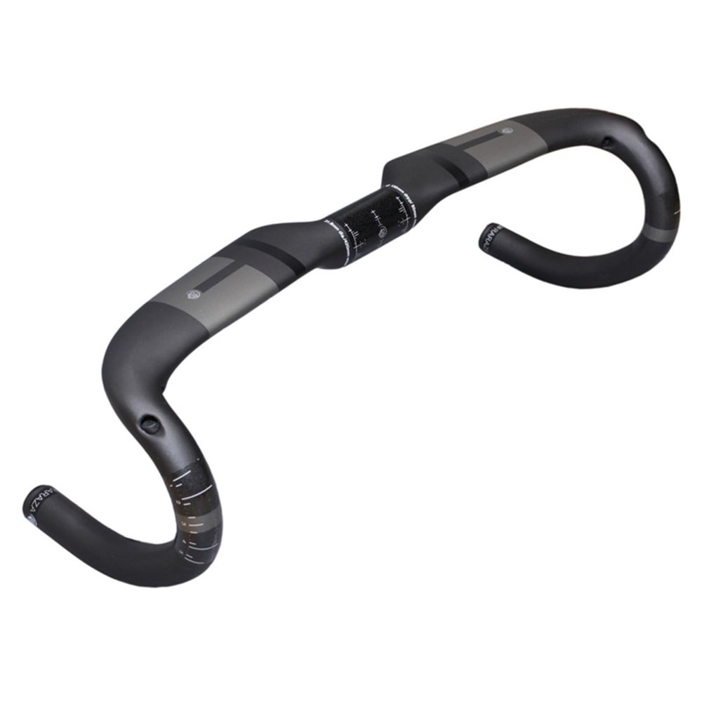 AGSDGAWD Carbon Bike Handlebars Lightweight Aero Handlebars for Road Bike 31.8 Drop Bars Handlebars Carbon Fiber Road Bike Handlebars(Size:400mm)