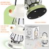 YZYOE LED Rechargeable Retro Horse Lamp, Outdoor Cute Camping Light, Portable Mini Snail Horse Lamp with 3-Mode Dimmable Light Intensity and Memory Function view 3