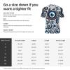 Stylish Athletic Sports Jersey Turkish-Evil-Eyes Men's Rugby Jersey 3X-Large Black view 3