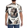 Stylish Athletic Sports Jersey Egyptian-Pyramid-Pharaoh Men's Rugby Jersey Large Black view 4