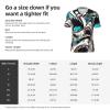 Stylish Athletic Sports Jersey Shark-Open-Mouth-Doodle Men's Rugby Jersey X-Large view 2