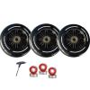 GXBHSP Inline Skate Wheels 110mm 125mm Skate Wheels Professional 85A Inline Speed Skating Shoes Replacement wheel with ABEC-9 Bearings High-Grip (125mm,3) view 1