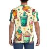 Stylish Athletic Sports Jersey Colorful-Milk-Tea Men's Rugby Jersey Large view 4