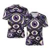 Stylish Athletic Sports Jersey Purple-Evil-Eye Men's Rugby Jersey Xx-Large view 1