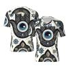 Stylish Athletic Sports Jersey Magical-Evil-Eye-Golden Men's Rugby Jersey Large view 1