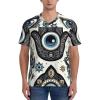Stylish Athletic Sports Jersey Magical-Evil-Eye-Golden Men's Rugby Jersey Large view 2