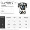 Stylish Athletic Sports Jersey Magical-Evil-Eye-Golden Men's Rugby Jersey Large view 3