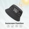 Abolish Defund The FBI Bucket Hat Denim Fisherman Cap Beach Sun Outdoor Travel Caps for Women Men view 4