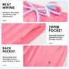 FT FENTENG Mens Swim Trunks with Compression Liner, 2 in 1 Men Bathing Suit Mens Swimming Short 7 inch Inseam Board Shorts Swimwear, 4 Way Stretch Beach Shorts Quick Dry with Zipper Pockets, Small view 3
