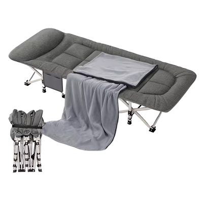 Generic Foldable Bed with Mattress for Adults Portable Rollaway Guest Bed Cot Size Foldable Bed with Convenient Storage Bag and 3D Headrest Load Capacity 250kg(Color:Gray E), 190*69*34cm