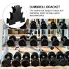 COOLHIYA Multi-layer Dumbbell Storage Rack Vertical Dumbbell Stand for Home Gym Holder Stable Base Fitness Equipment Organizer for Compact Spaces view 2