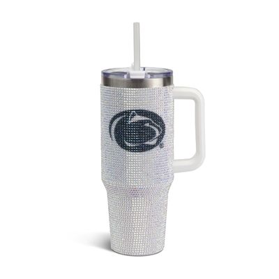 The Memory Company Officially Licensed 46oz White Bling Game Day Tumbler, Penn State University