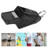 Estink Referee Resounding Whistle, Portable Dolphin Whistle with Lanyard for Competitions and Sports Referees Teachers Schools (Black) view 4