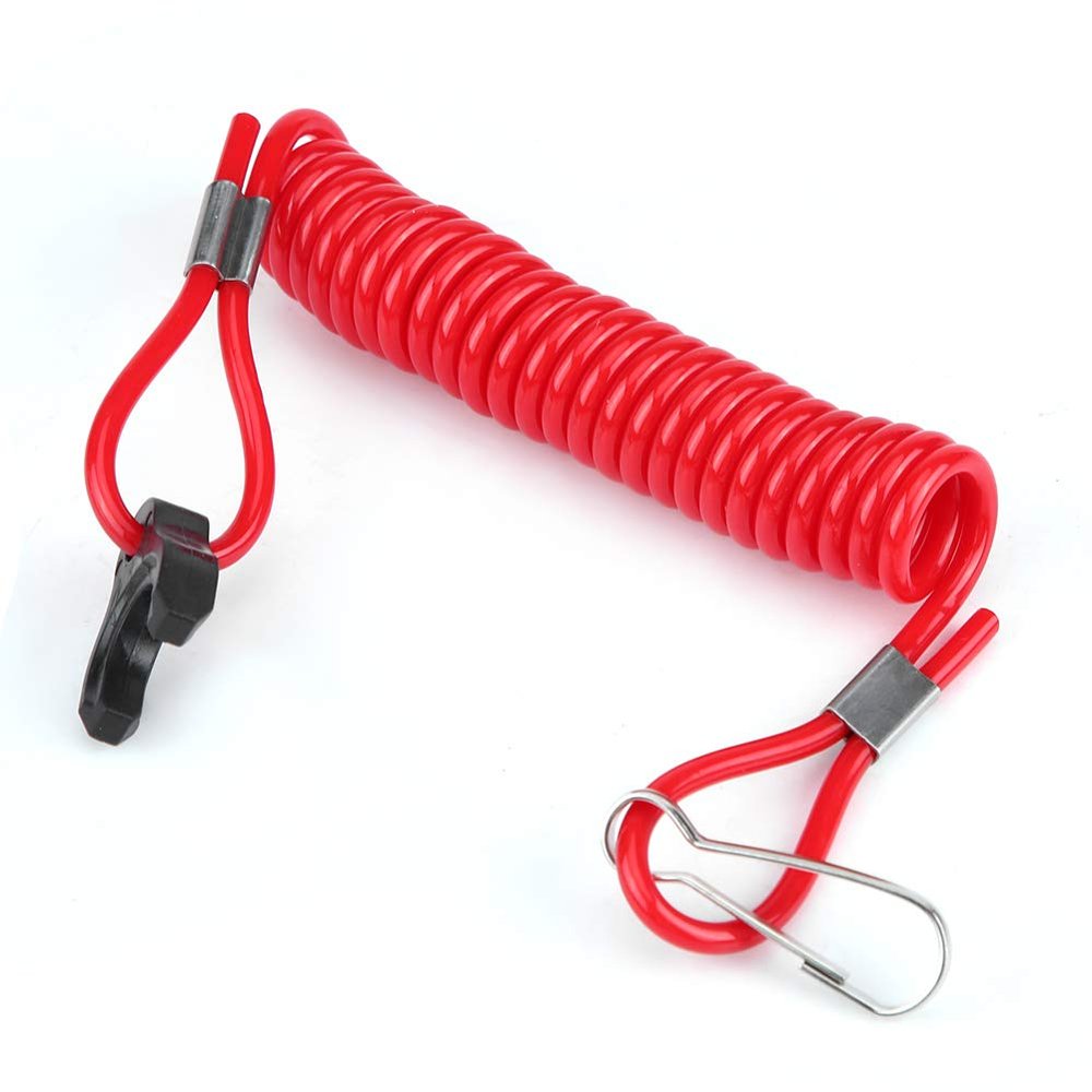 CHICIRIS Outboard Cord, Outboard Switch Lanyard Emergency Engine Motor Stop Switch Rope for Tohats
