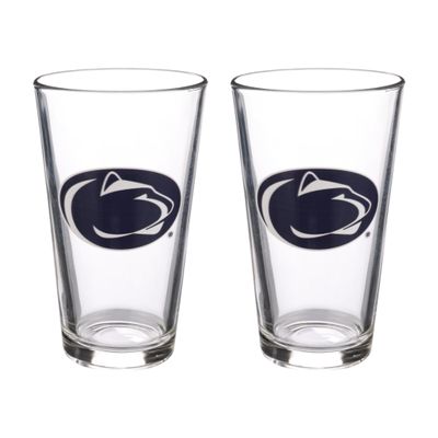 The Memory Company Officially Licensed 2-Pack Glass Beer Pint, Penn State University