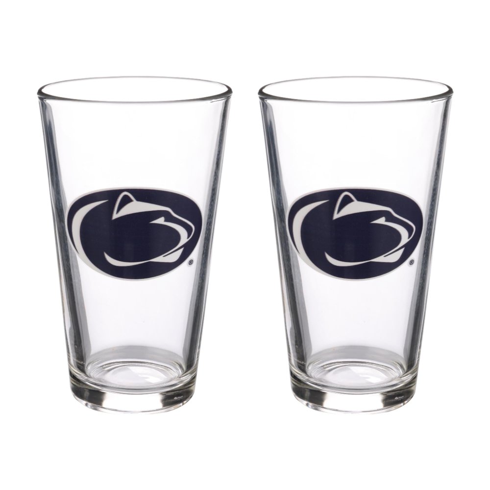 The Memory Company Officially Licensed 2-Pack Glass Beer Pint, Penn State University