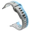 YOUULAR Square Buckle Horizontal Stripe Silicone Strap for Apple Watch Bands 38/40/41MM, Quick Release Replacement Wristband Band Watch Accessory for Apple Watch Series 7/1/2/3/4/5, Pine Needle Green view 3