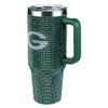 The Memory Company Officially Licensed 46oz TC Bling Game Day Tumbler with Vintage Logo, Green Bay Packers view 3