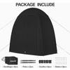 Generic Camping Shower Tent Changing Room  2 Rooms, UV Protection, Portable, Black view 3