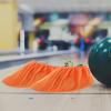 VANZACK Bowling Shoe Covers 2 Pairs Non-Slip Bowling Shoe Covers Shoe Protector Covers Shoes Slider Bowling Accessories for Women and Men Orange view 4