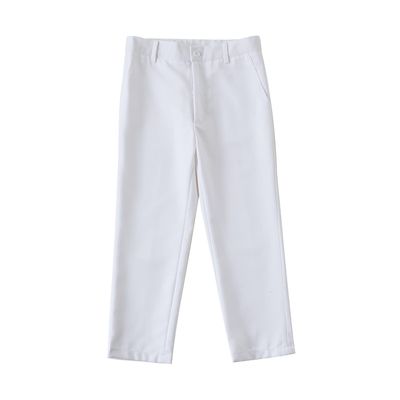 Boys' White Dress Pants for Boys Flat Front Slacks Slim Fit Dress Pants Size 16 Kids Teens Big Boys School Easter Outfit
