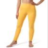 YUNOGA Women's High Waisted Workout Leggings 25" Inseam Ultra Soft Tummy Control Yoga Pants (XXL, Amber Yellow) view 1