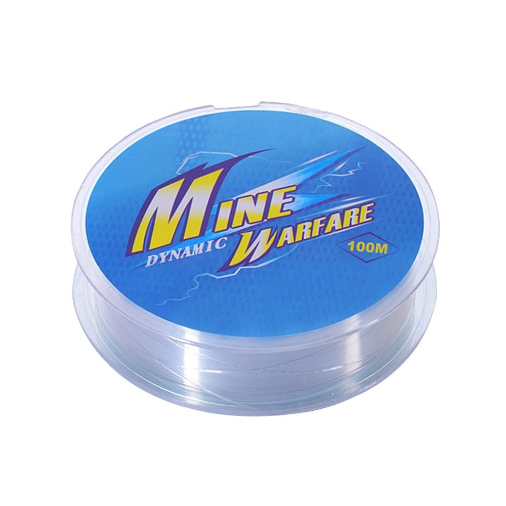 SagaSave Clear Fishing Wire, 100m Fishing Line Clear Invisible Hanging Wire Strong Nylon String Supports for Balloon Garland Hanging Decorations-4.0