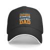 Any Man Can Be A Father But It Takes Someone Special to Be A Dad Baseball Cap Women Men Hat Adjustable Outdoor Baseball Caps Sun Hat Black view 2