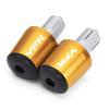 KSHSAA Grips for Hon&da VFR800 VFR1200 VFR750F VFR 800F 800X VFR 800 750 1200 F CNC Motorcycle Handlebar Grips Handle Bar Cap End Plugs(Color:Gold)