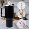 Stanley Straw Cover Cap For 30 & 40 Oz Cups - 2 Pcs Silicone Baseball Sports Charms And Toppers view 2