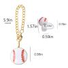 Stanley Straw Cover Cap For 30 & 40 Oz Cups - 2 Pcs Silicone Baseball Sports Charms And Toppers view 3