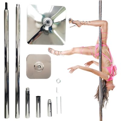 Professional Dancing Pole Spinning Dancing Pole for Home 9ft 10ft 11ft 12ft Ceiling - Portable 45mm Professional Dance Pole - Heavy Duty Stripper Pole for Bedroom Apartment Gym Club(Size:320cm-335CM/1