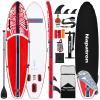 Napatron Inflatable Paddle Board, 10'6" Ultra Lightweight SUP with Adjustable Paddle, Anti-Slip Deck,Coiled Leash & Carry Bag,Stable All-Around Stand Up Paddle Board for Adults view 1