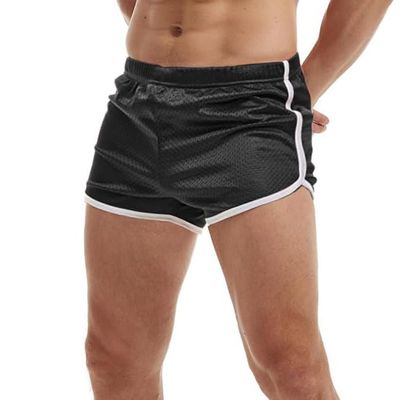 AIMPACT Mens Running Shorts Breathing Workout Gym Booty Short Shorts Blackwhite